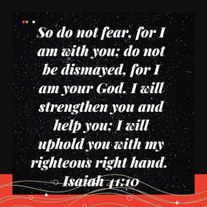Isaiah 41:10 Bible Verse Image